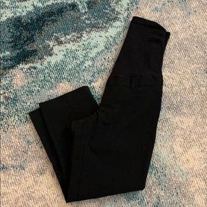 Black Capri work pants